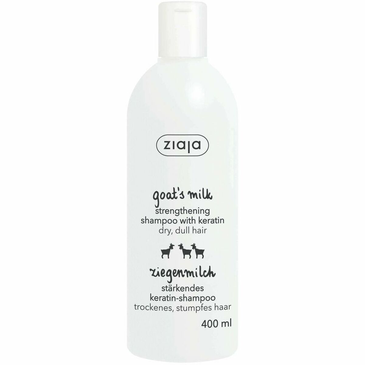 Ziaja Goat's Milk Nourishing Shampoo With Keratin 400ml