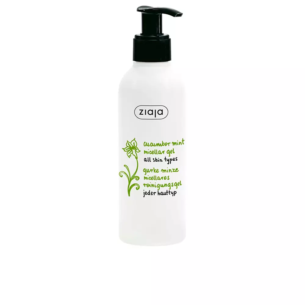 ZIAJA PEPINO Y MENTA gel limpiador micelar 200 ml