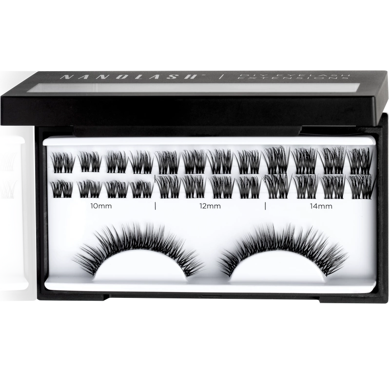NANOLASH HEARTBREAKER eyelashes in cluster 1 u