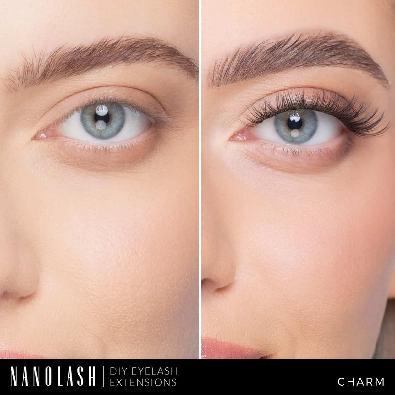 NANOLASH CHARM eyelashes in cluster 1 u