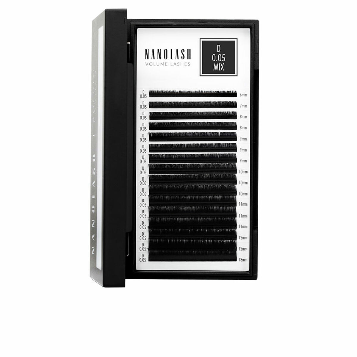 NANOLASH VOLUME LASHES false eyelashes 0.05 D #6-13 mm 1 u