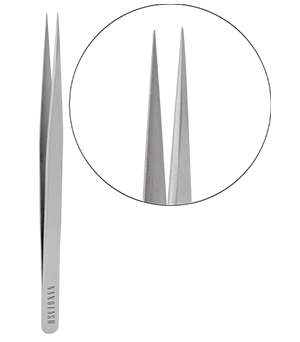 NANOLASH POINTED eyelash tweezers 1 u