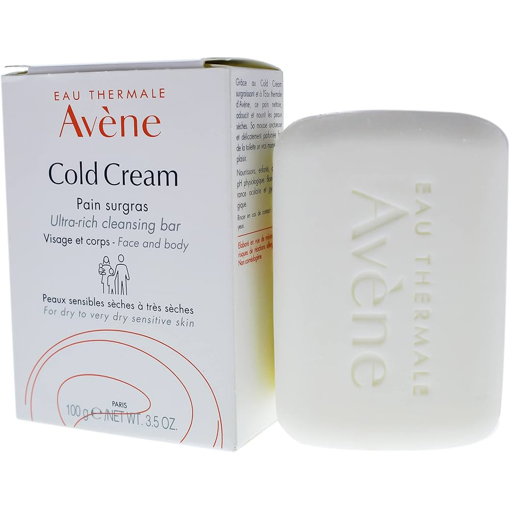 61uYmG+oAiS._AC_UF1000,1000_QL80_ Avene COLD CREAM ULTRA RICH CLEANSING BAR 100 gr - Image 1