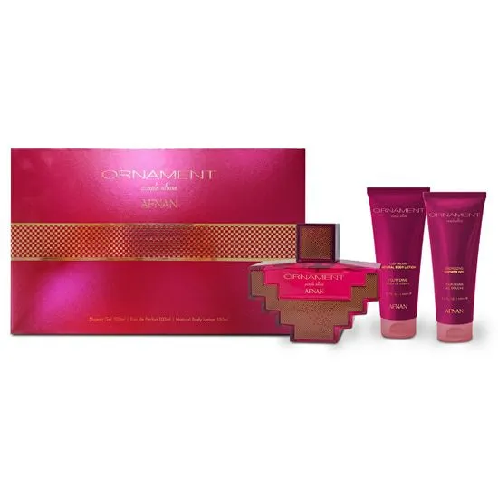 Afnan Ornament Purple Allure W Set - EdP 100 ml + b/lot 100 ml + sh/gel 100 ml /2021