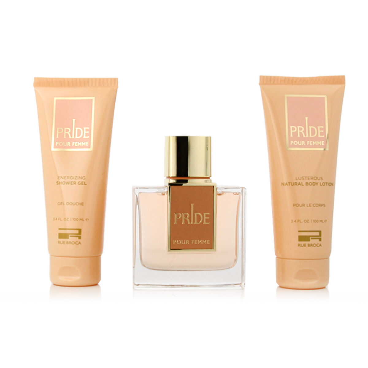 Afnan Rue Broca Pride Pour Femme W Set - EdP 100 ml + b/lot 100 ml + sh/gel 100 ml
