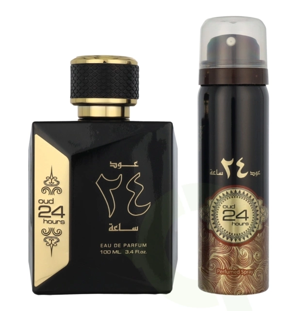 Ard Al Zaafaran Oud 24 Hours Giftset Edp Spray 100ml/Deo Spray 50ml   set x 150 ml