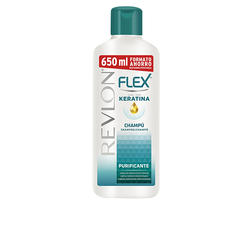 REVLON MASS MARKET FLEX KERATIN shampoo purifiant oily hair 650 ml