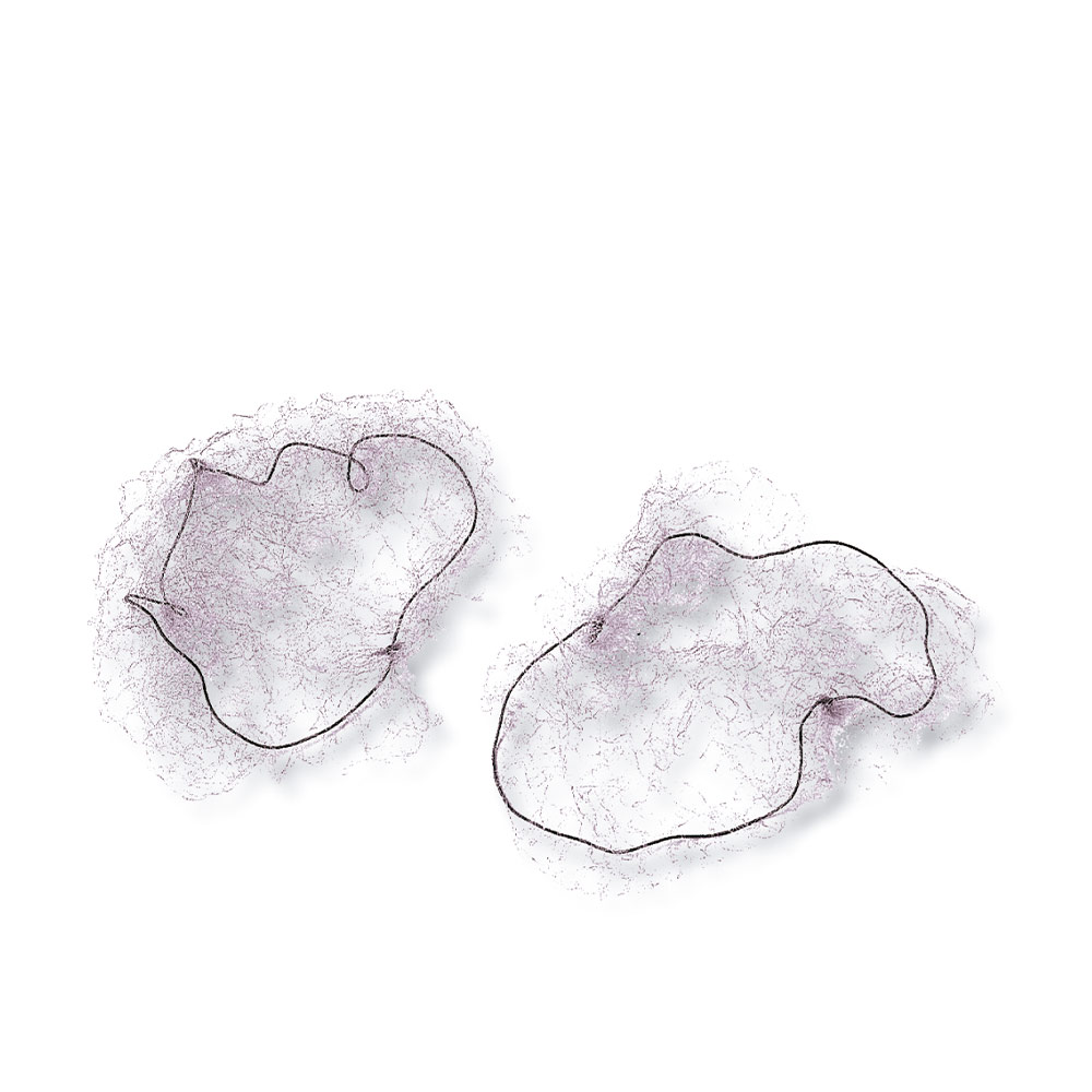 BETER Invisible hairnet #brown hair 2 pcs