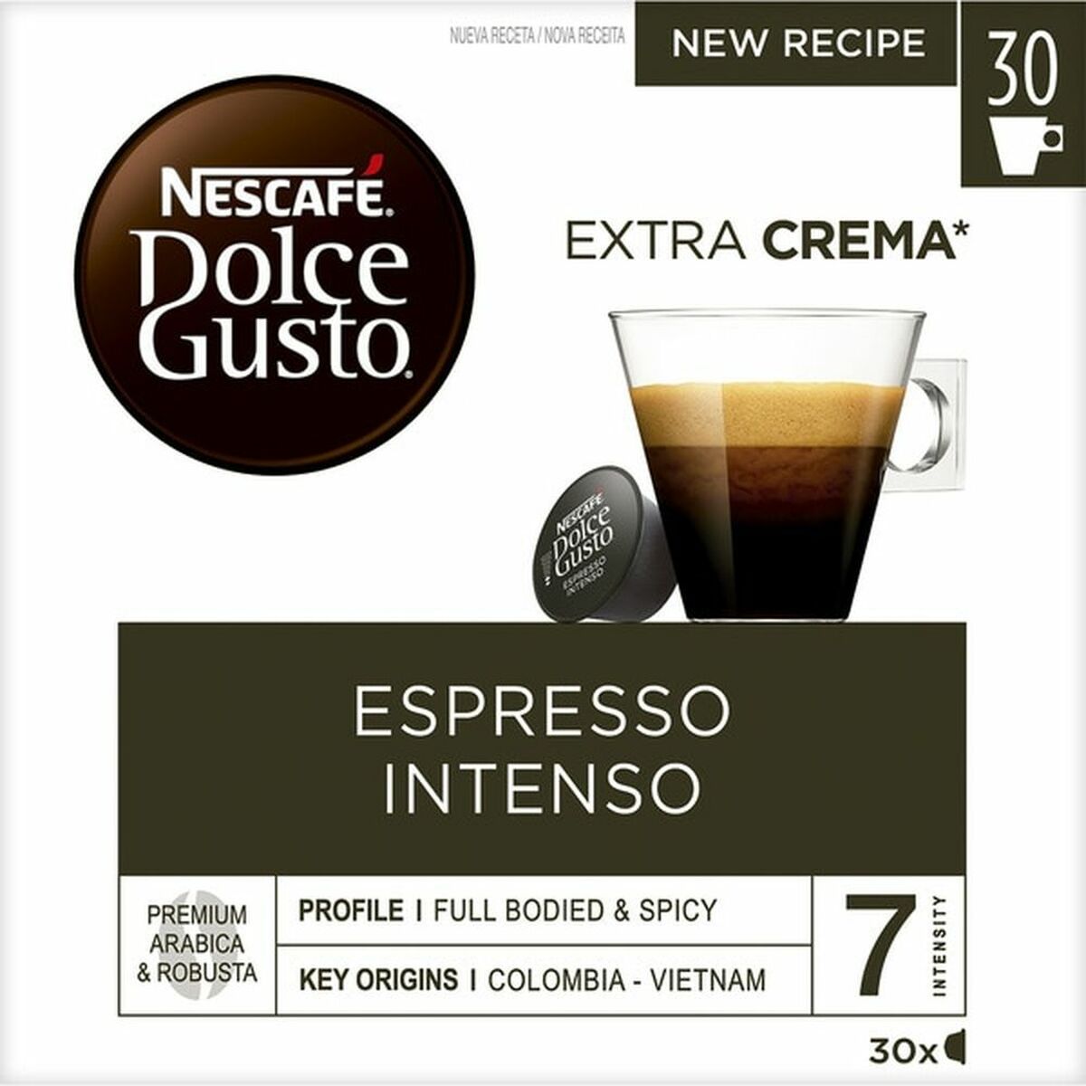 Κάψουλες Καφέ με Θήκη Nescafé Dolce Gusto (30 uds)