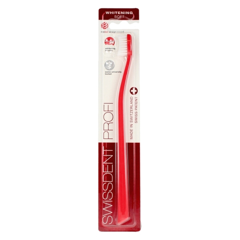 SWISSDENT WHITENING CLASSIC toothbrush #red