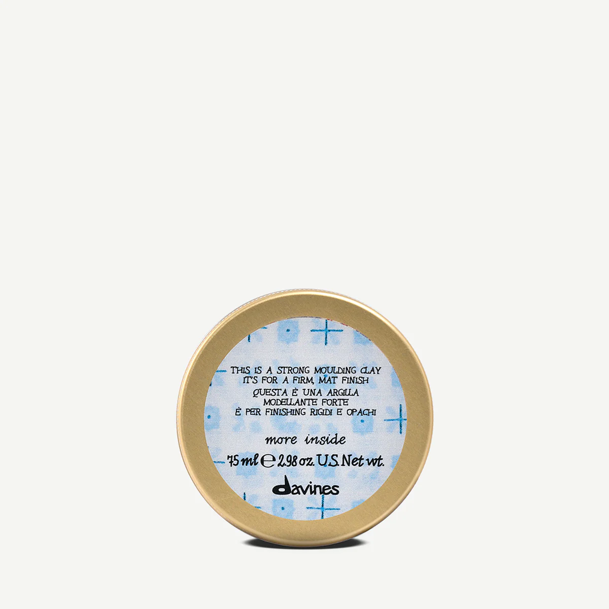 8004608251989.webp Davines More Inside This Is A Strong Moulding Clay For Storm, Mat Finish 75 ml - Image 1