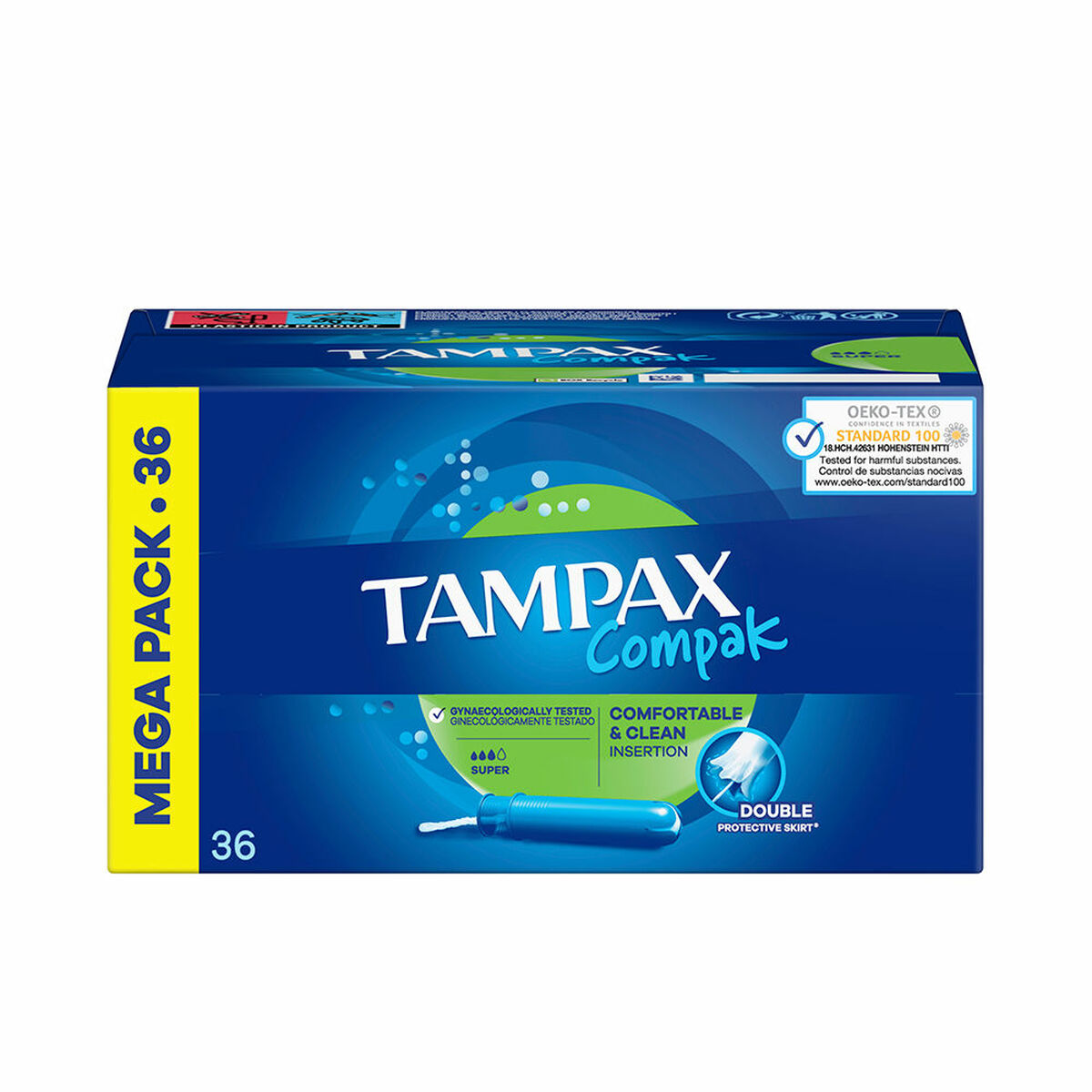 TAMPAX TAMPAX COMPAK tampón super 36 u