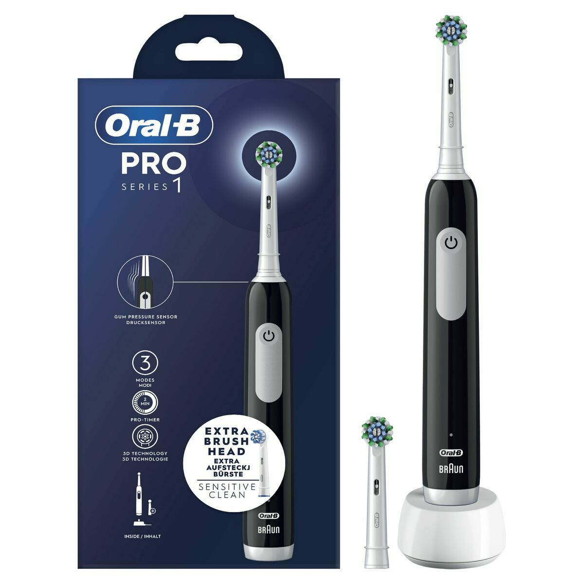 Ηλεκτρική οδοντόβουρτσα Oral-B PRO1 BLACK