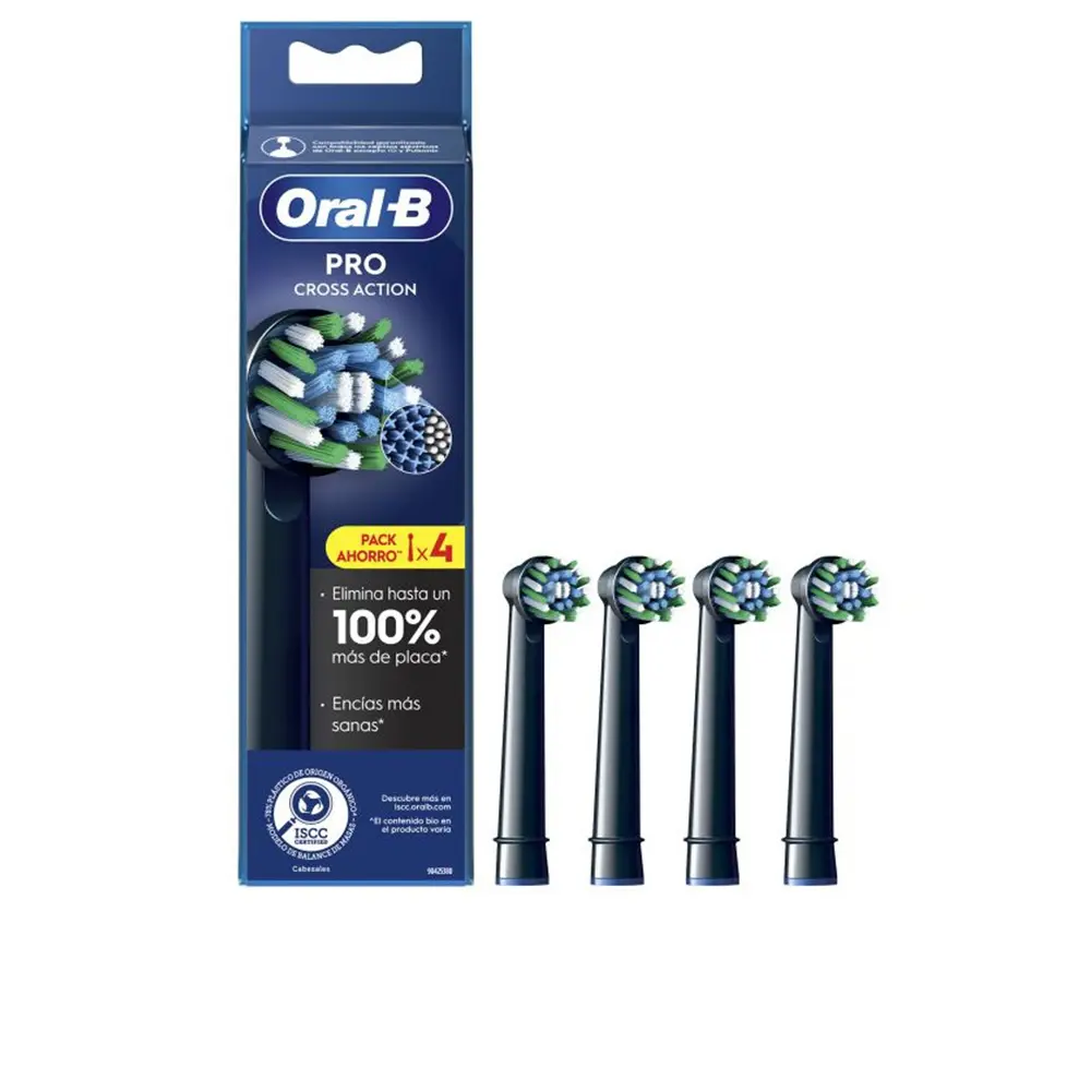 ORAL-B CROSS ACTION heads #black 4 u
