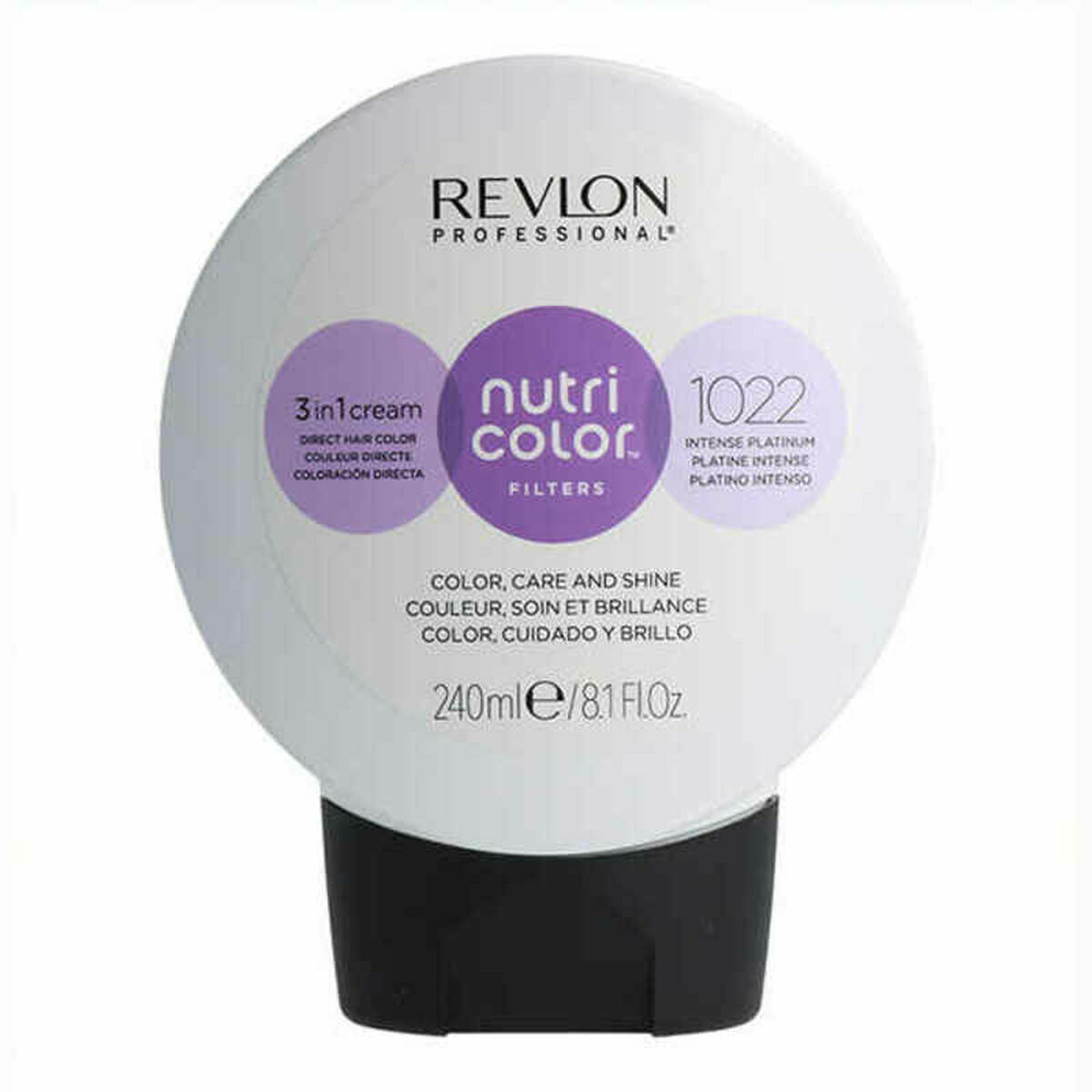 Μόνιμη Βαφή Nutri Color Revlon 1022 Πλατίνα (240 ml)