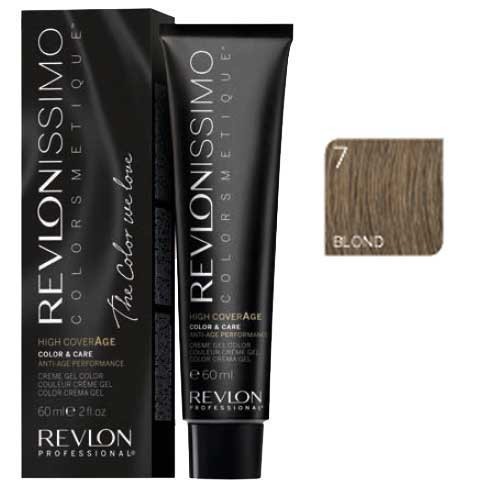REVLON REVLONISSIMO COLORSMETIQUE HIGH COVERAGE #7-medium blonde 60 ml
