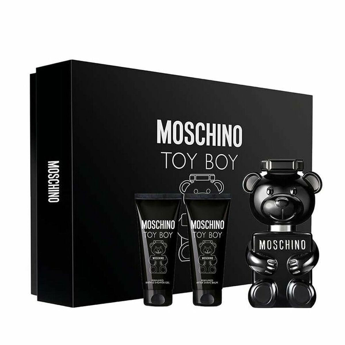 Moschino Toy Boy Giftset Edp Spray 50ml/Shower Gel 50ml/Body Lotion 50ml   set x 150 ml