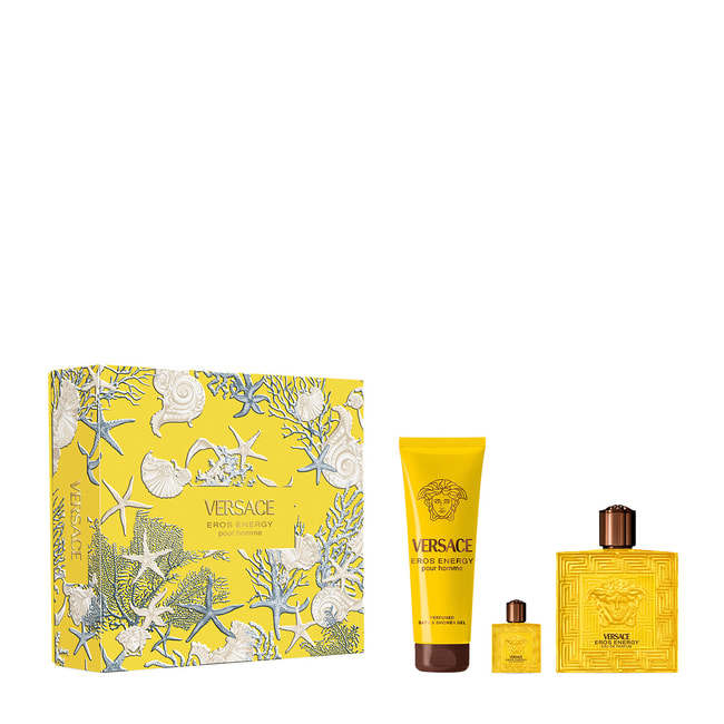 Versace Eros Energy Giftset Edp Spray 100ml/Bath & Shower Gel 150ml/Mini   set x 250 ml