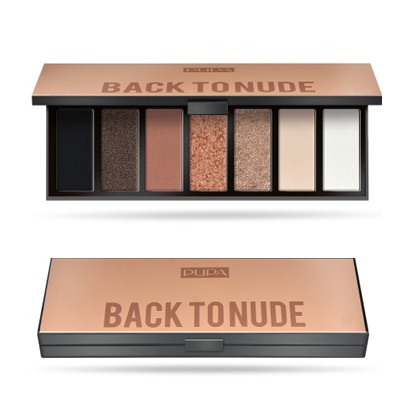 Pupa Make Up Stories Comp. 7 Multi-Finish Eyeshadow Palette#001 Back To Nude  @ 1 piece x 13.3 g