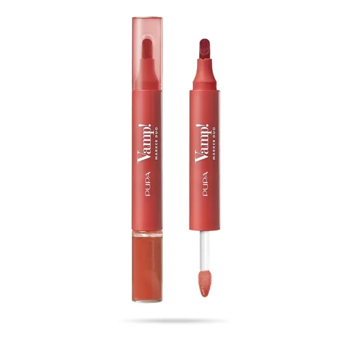 Pupa Vamp! Creamy Duo Lip Pencil #005 Deep Nude / Lipstick 0,8g / Lip Pencil 0,2g