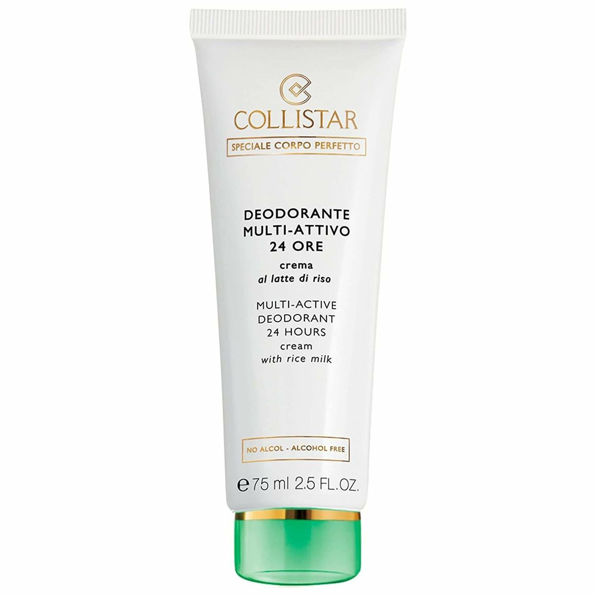 COLLISTAR PERFECT BODY deodorant 24h cream rice milk 75 ml