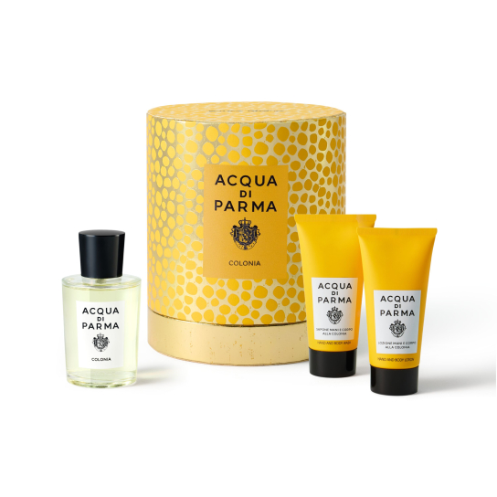 ACQUA DI PARMA COLOGNE SET 3 pcs Eau de Cologne spray 100 ml + Shower Gel 75 ml + Body Lotion 75 ml