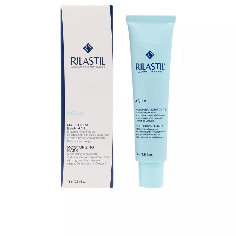 Rilastil Aqua Mask Μάσκα Προσώπου για Ενυδάτωση 75ml