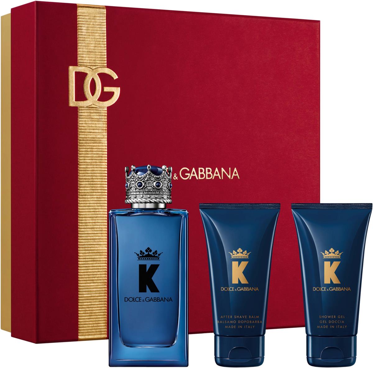 Dolce & Gabbana K Giftset Edt Spray 100ml/After Shave Balm 50ml/Shower Gel 50ml   set x 200 ml