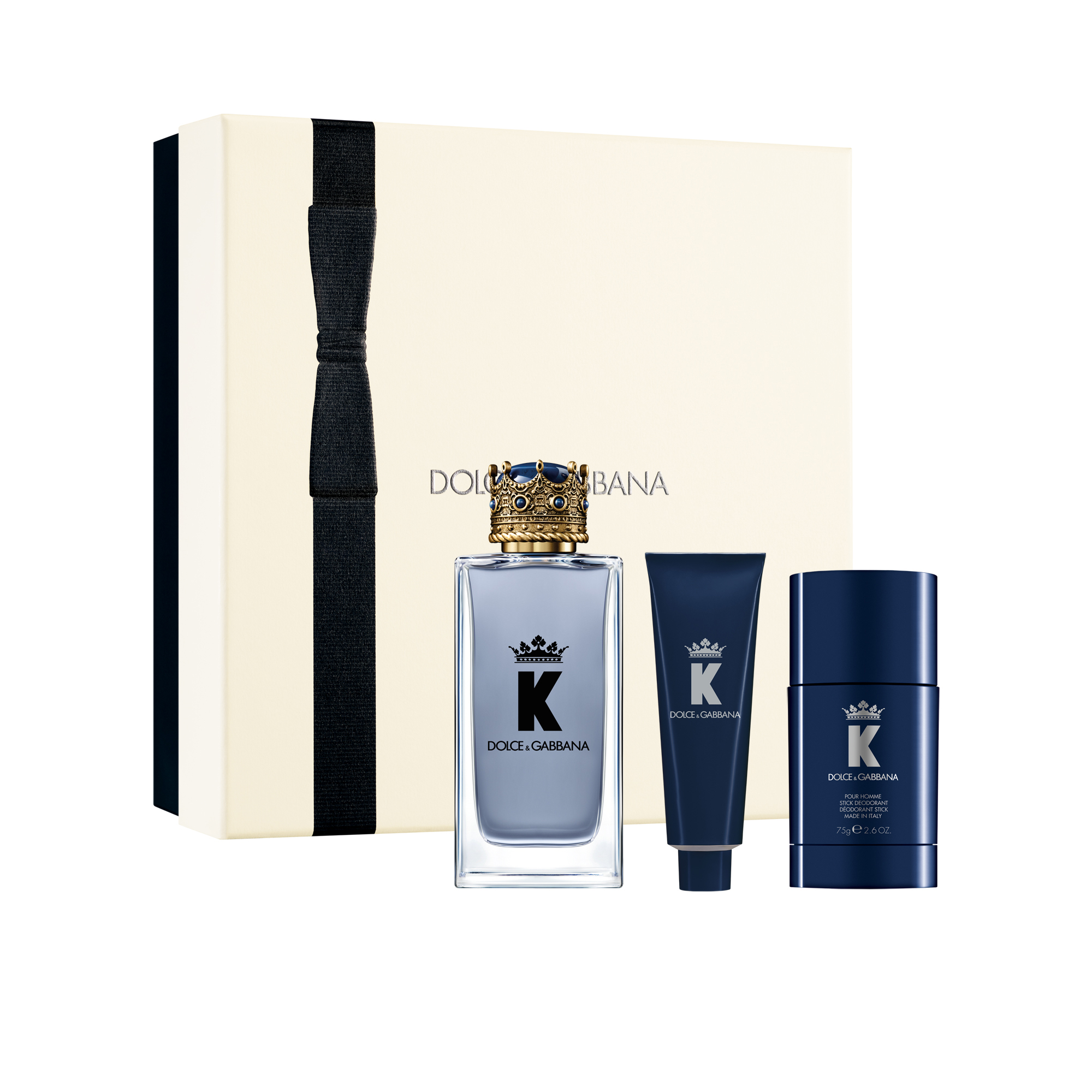Dolce & Gabbana K GiftsetEdt Spray 100 ml/Shower Gel 50 ml/Deo Stick 75 ml  @ 1 set x 225 ml