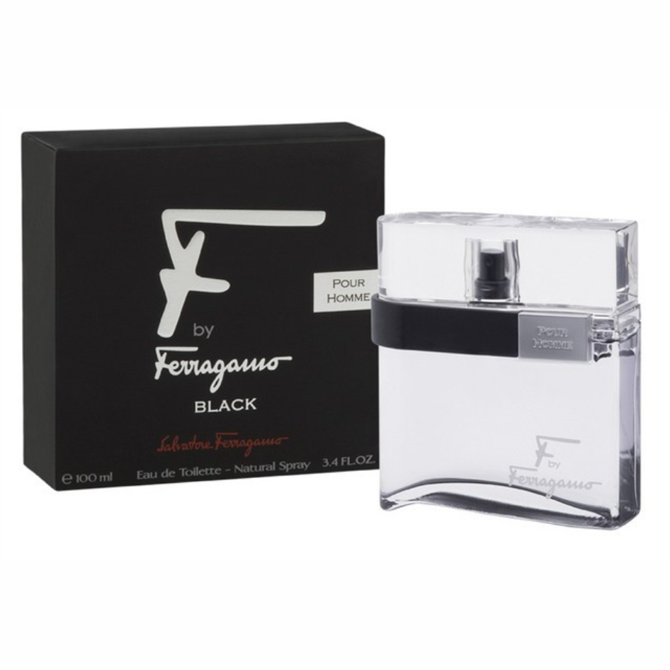 S. Ferragamo F By Ferragamo Black Edt Spray   100 ml