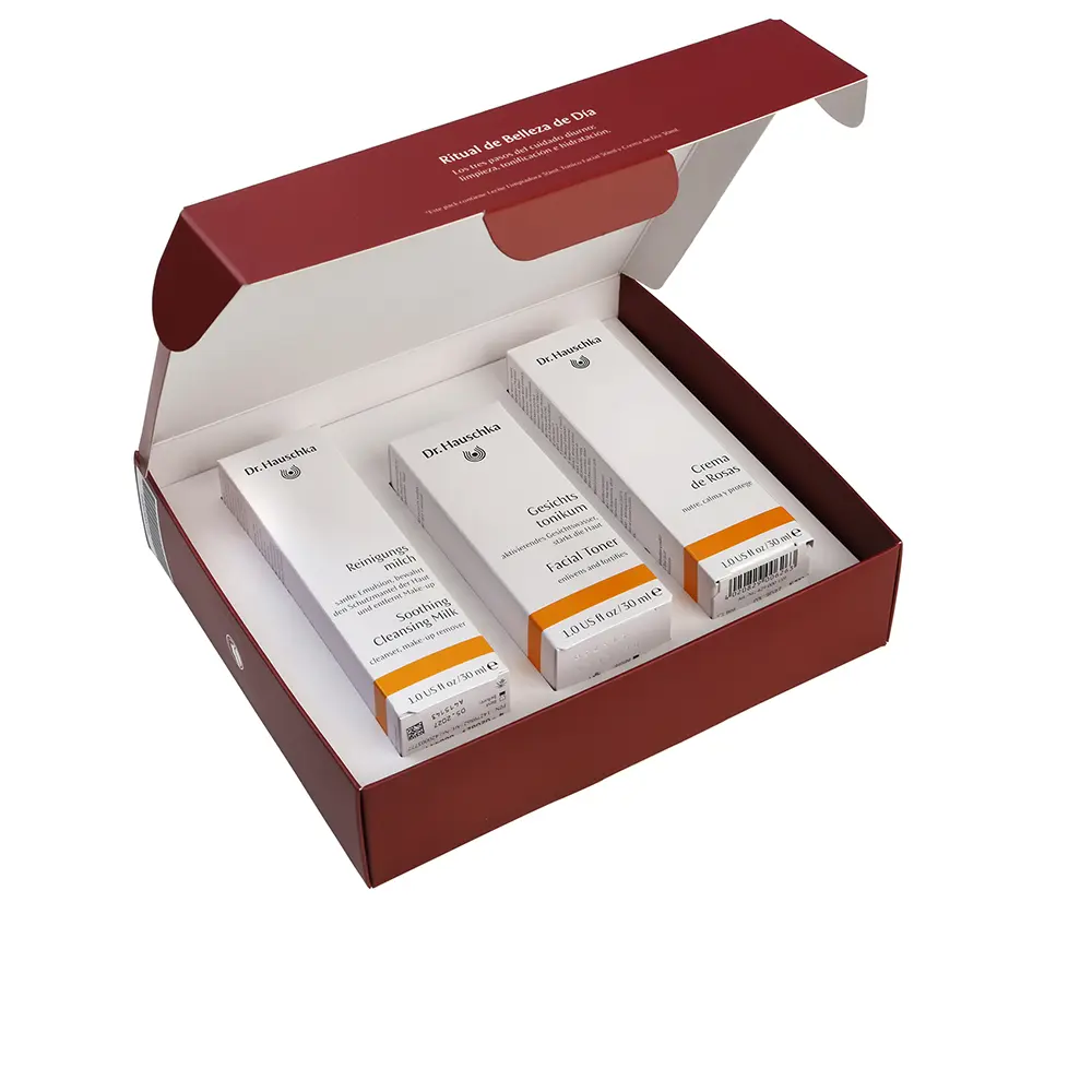 DR. HAUSCHKA Rose Cream Beauty Ritual Set of 3 Facial cream 30ml + Cleansing milk 30ml + Facial toner 30ml