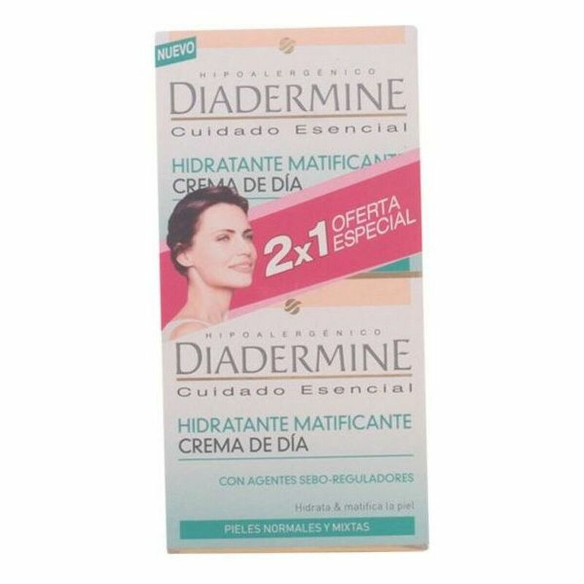 DIADERMINE CREMA HIDRATANTE MATIFICANTE DIA PNM SET 2 x 50 ml