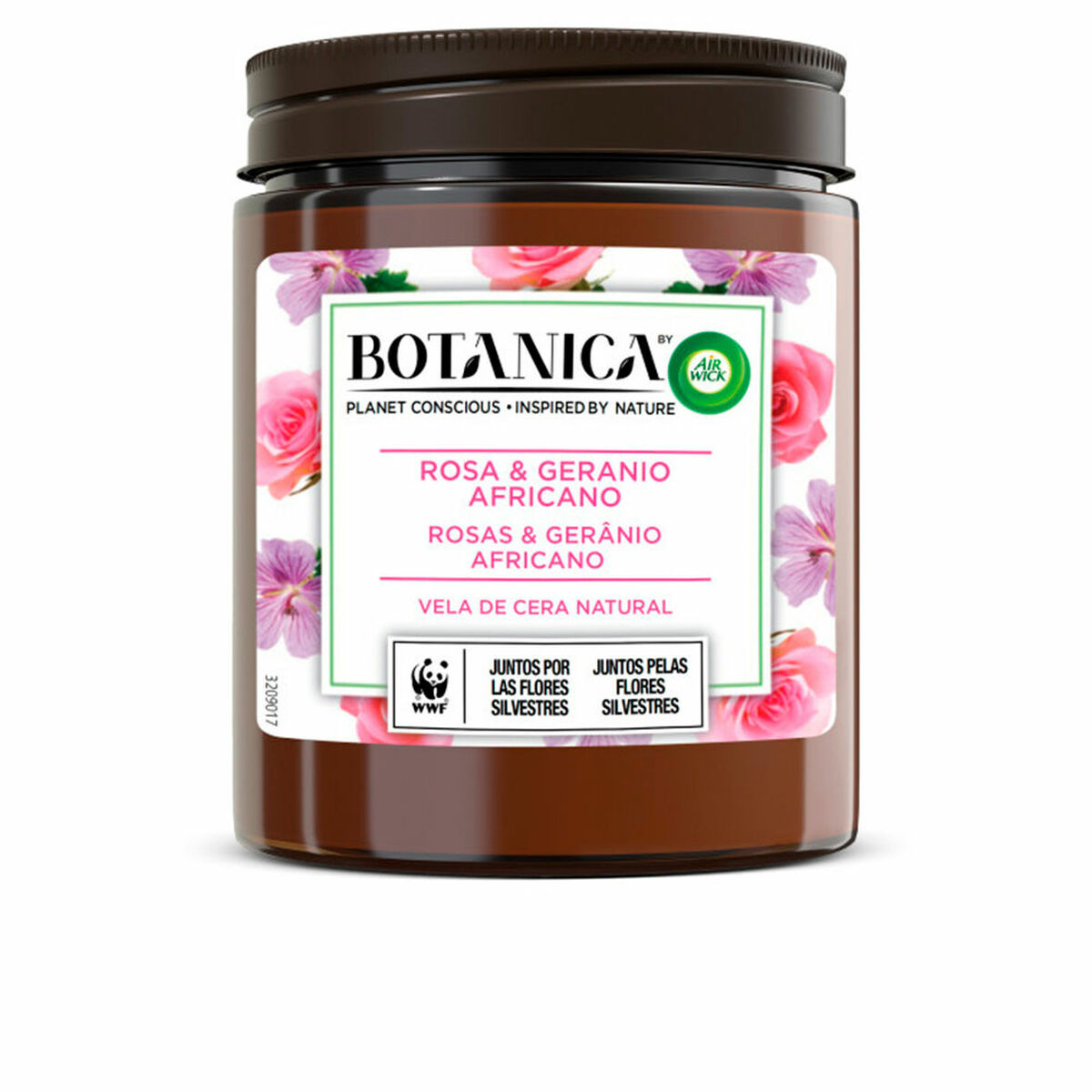 AIR-WICK BOTANICA CANDLE rose & geranium 205 gr