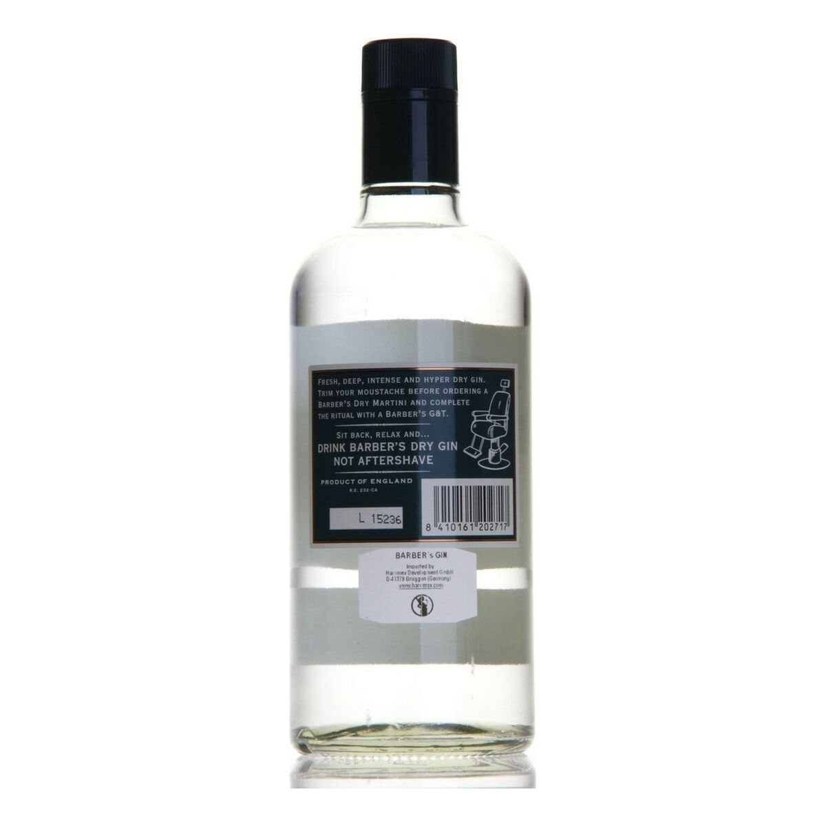 Gin Barber's Original London Dry - 40% 70cl