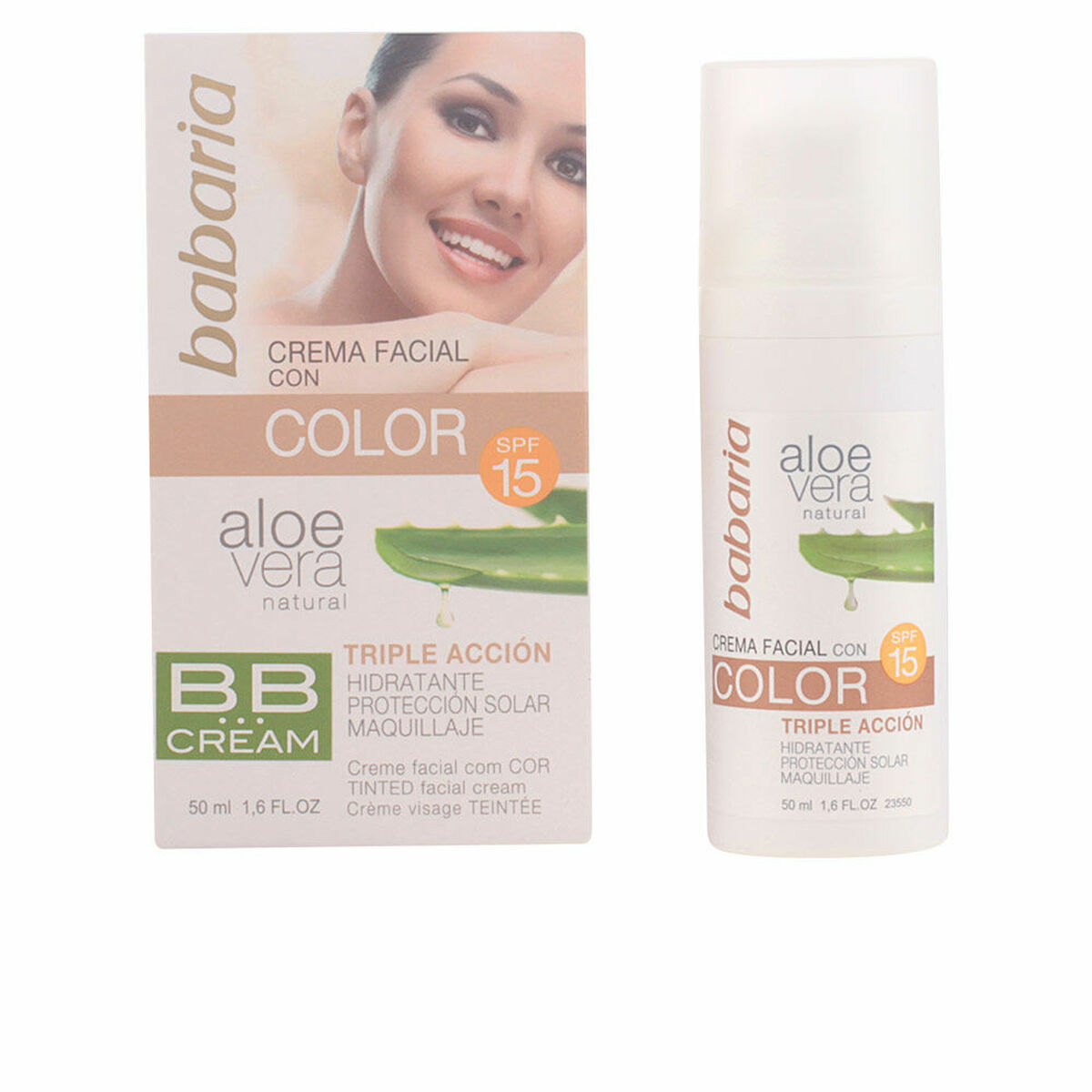 BABARIA ALOE VERA BB cream SPF15 50 ml