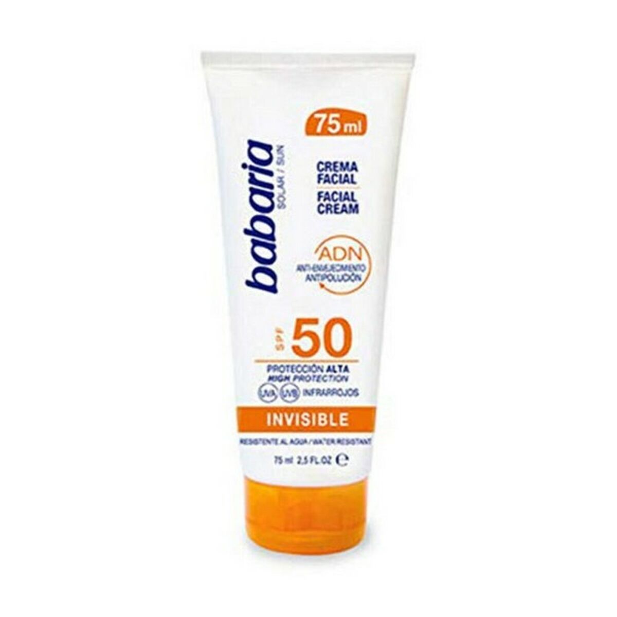 Babaria Αντηλιακή Κρέμα Προσώπου SPF50 75ml Aloe Vera