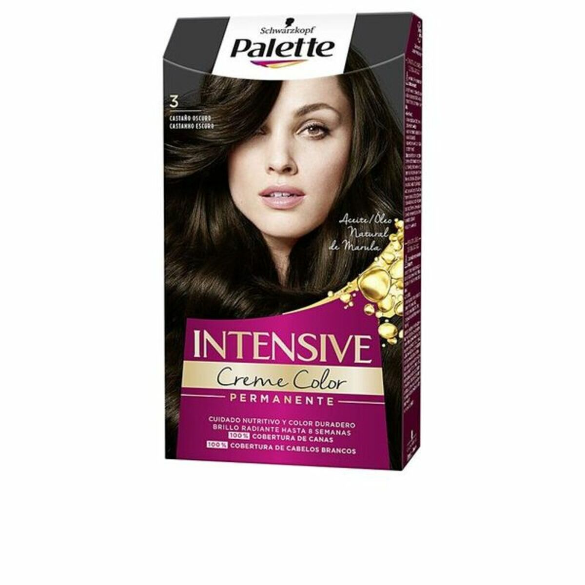Schwarzkopf Κρέμα Βαφή Icc Semi Set No3 Καστανό Σκούρο Palette (50 ml)