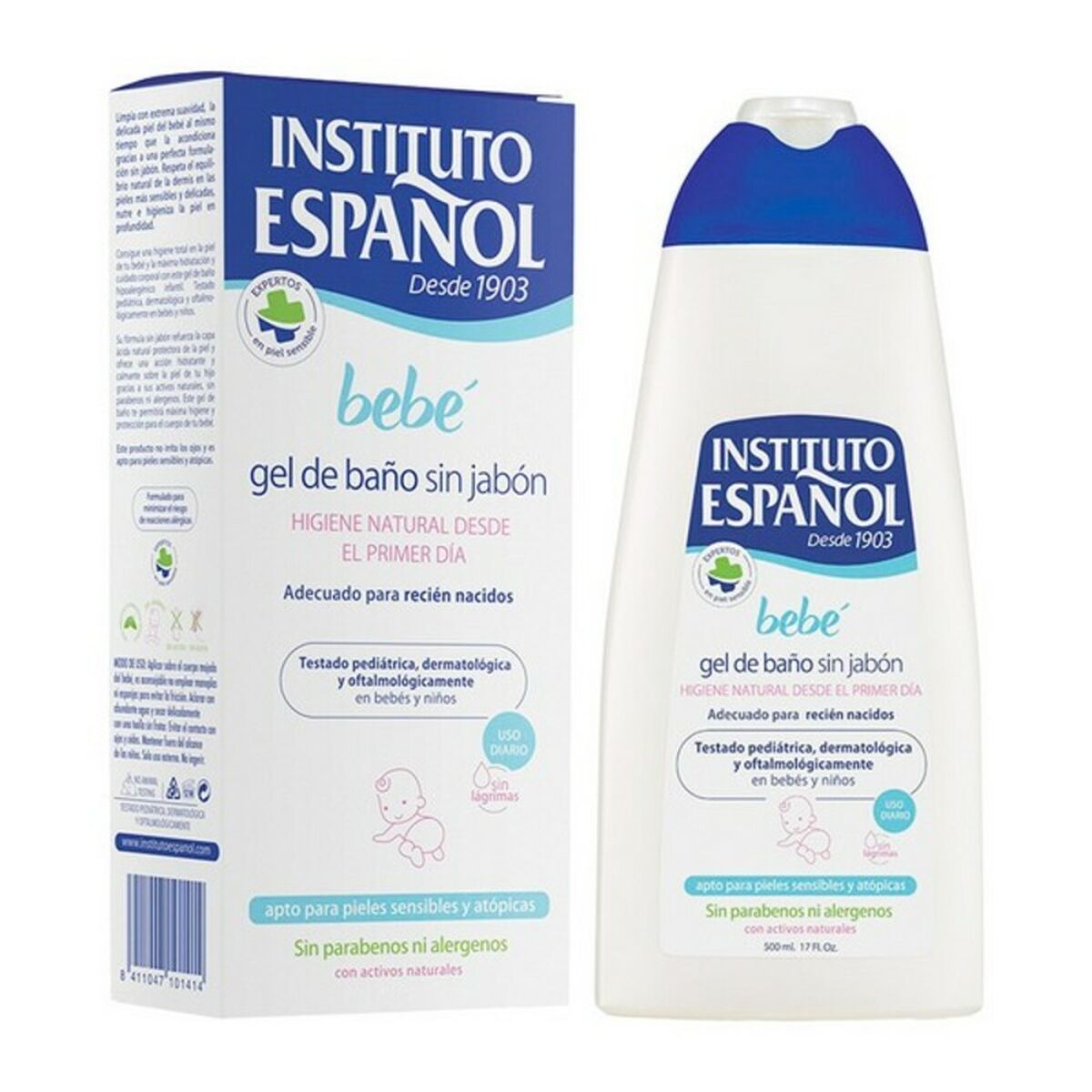 INSTITUTO ESPAÑOL BEBE soap-free bath gel 500 ml