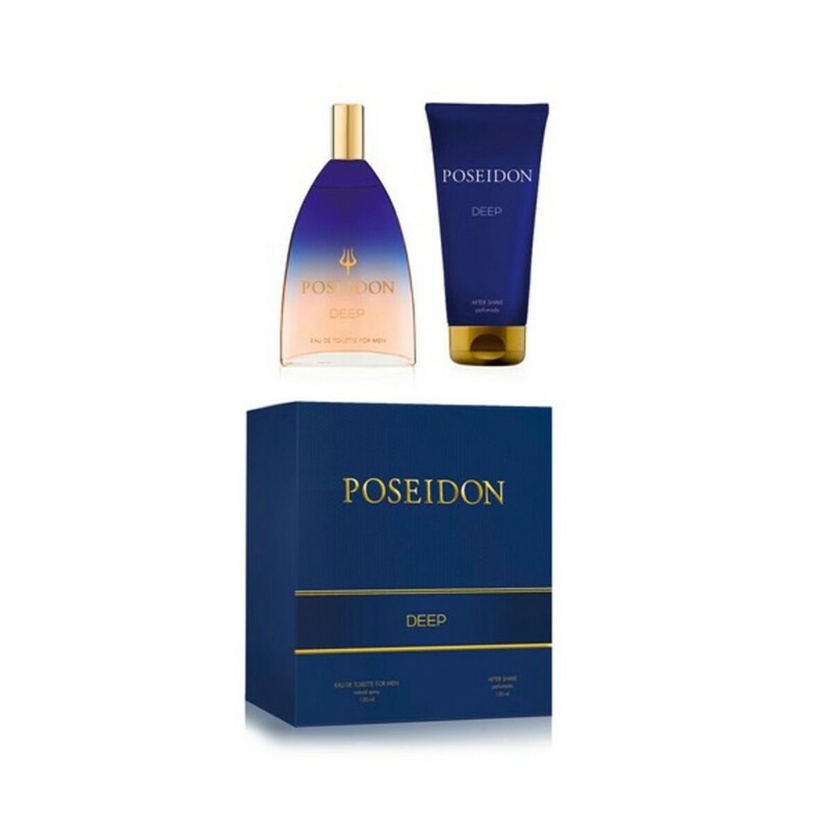 POSSEIDON POSEIDON DEEP MEN SET 2 pcs Eau de Toilette spray 150 ml + aftershave 150 ml