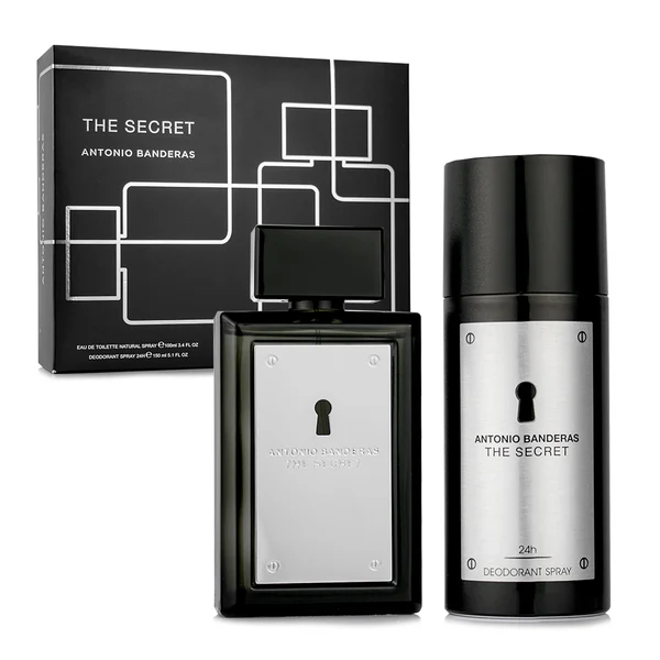 A. Banderas The Secret Giftset Edt Spray 100 ml/Deo Spray 150 ml   set x 250 ml