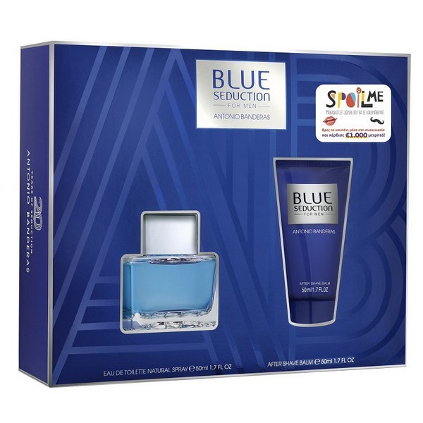 A. Banderas Blue Seduction Giftset Edt Spray 50 ml/After Shave Balm 75 ml  set x 125 ml