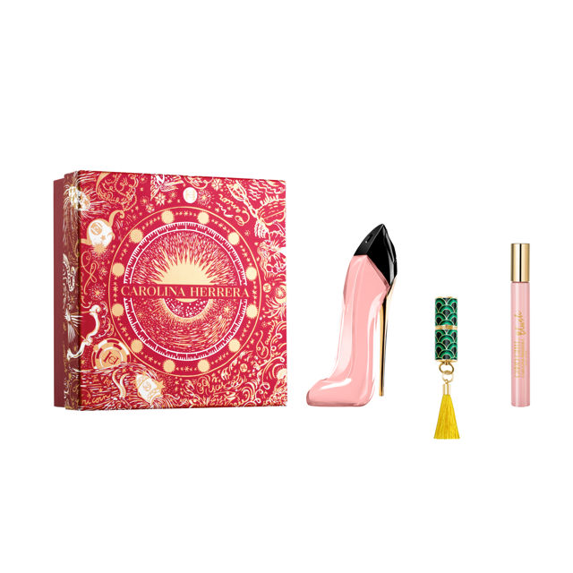 Carolina Herrera Good Girl Blush Giftset Edp Spray 80 ml/Lip Oil 4 ml/Edp Travel Spray 10 ml   set x 94 ml