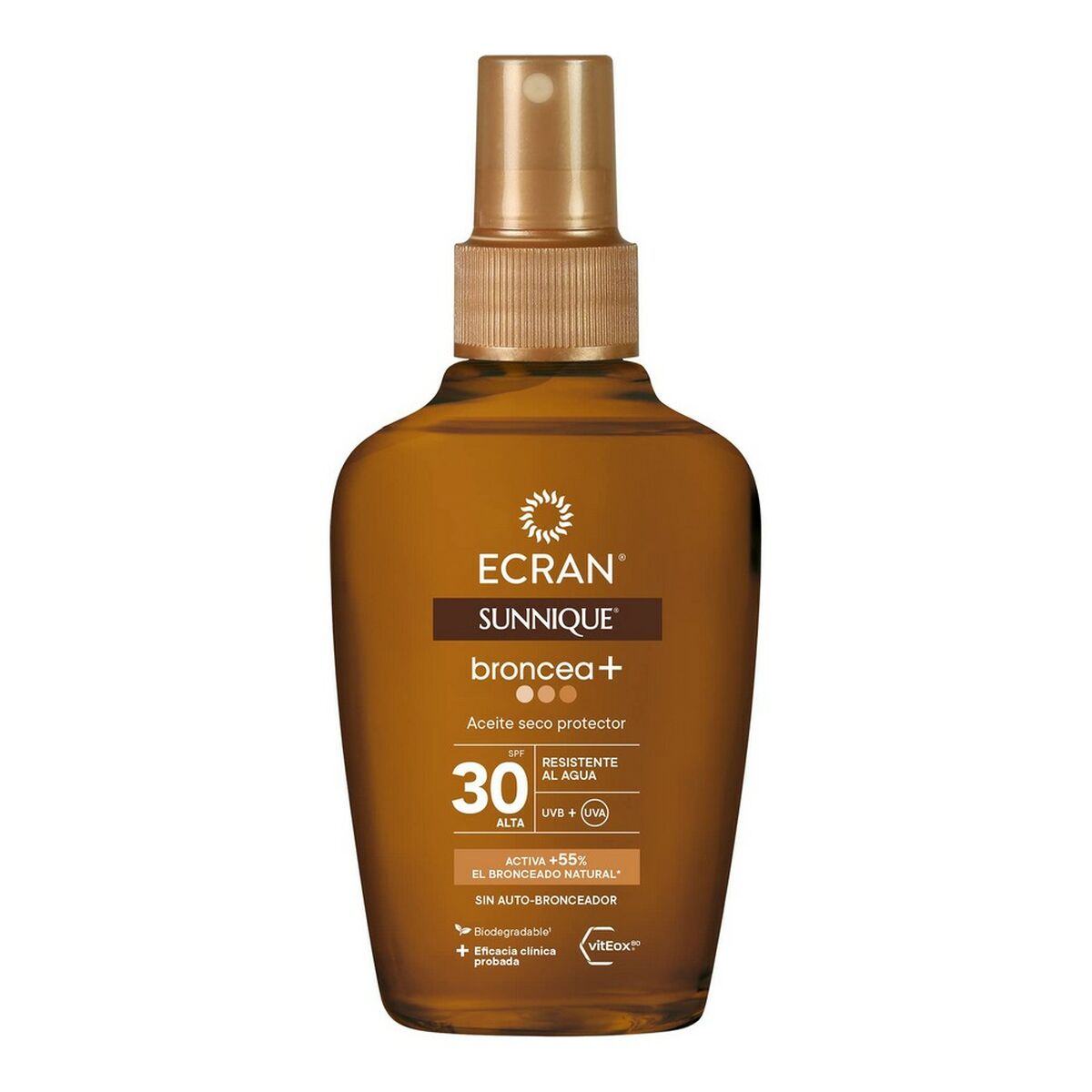 ECRAN ECRAN SUNNIQUE BRONCEA+ σπρέι ξηρού λαδιού SPF30 100 ml