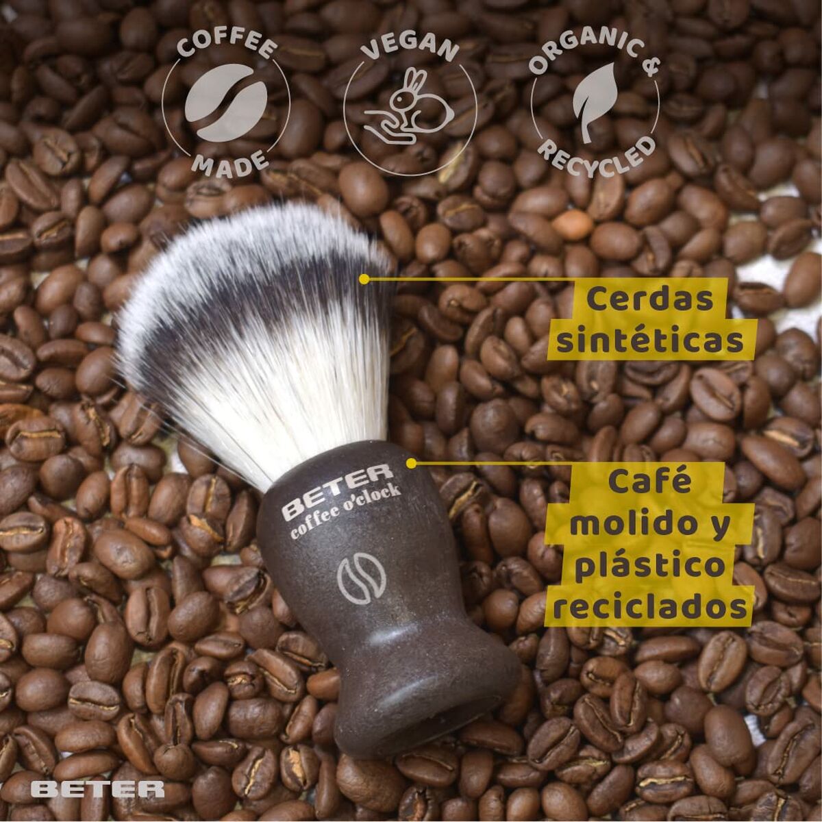 BETER COFFEE O'CLOCK shaving brush 1 u