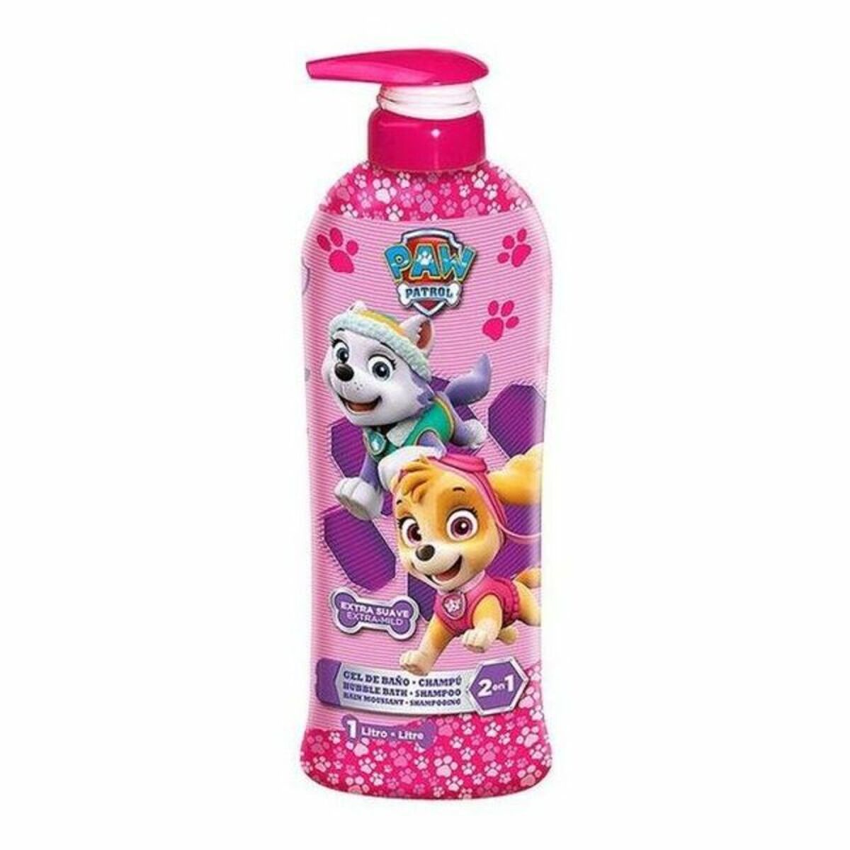 CARTOON PATRULLA CANINA ROSA gel & champú 2en1 1000 ml
