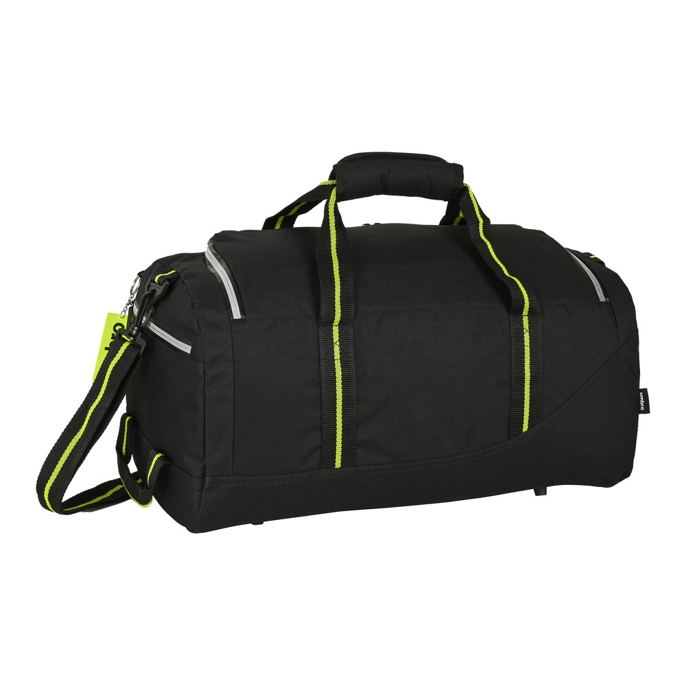 Umbro Essentials Gym Bag Black Lime (50 x 25 x 25 cm)
