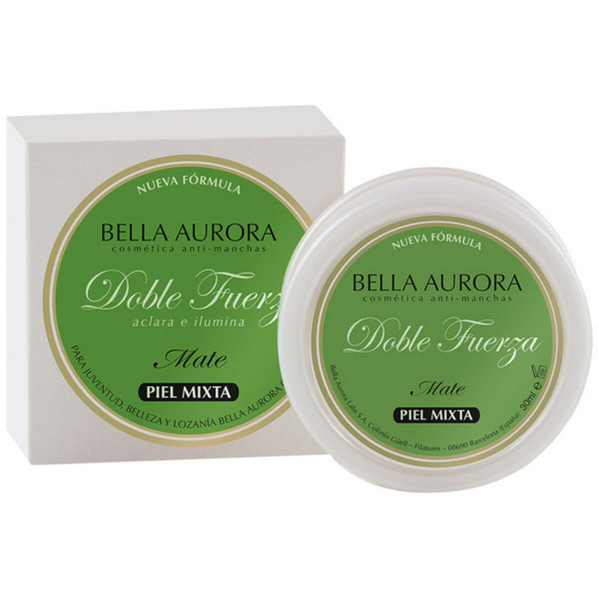 BELLA AURORA DOBLE FUERZA MATE crema anti-manchas piel mixta 30 ml