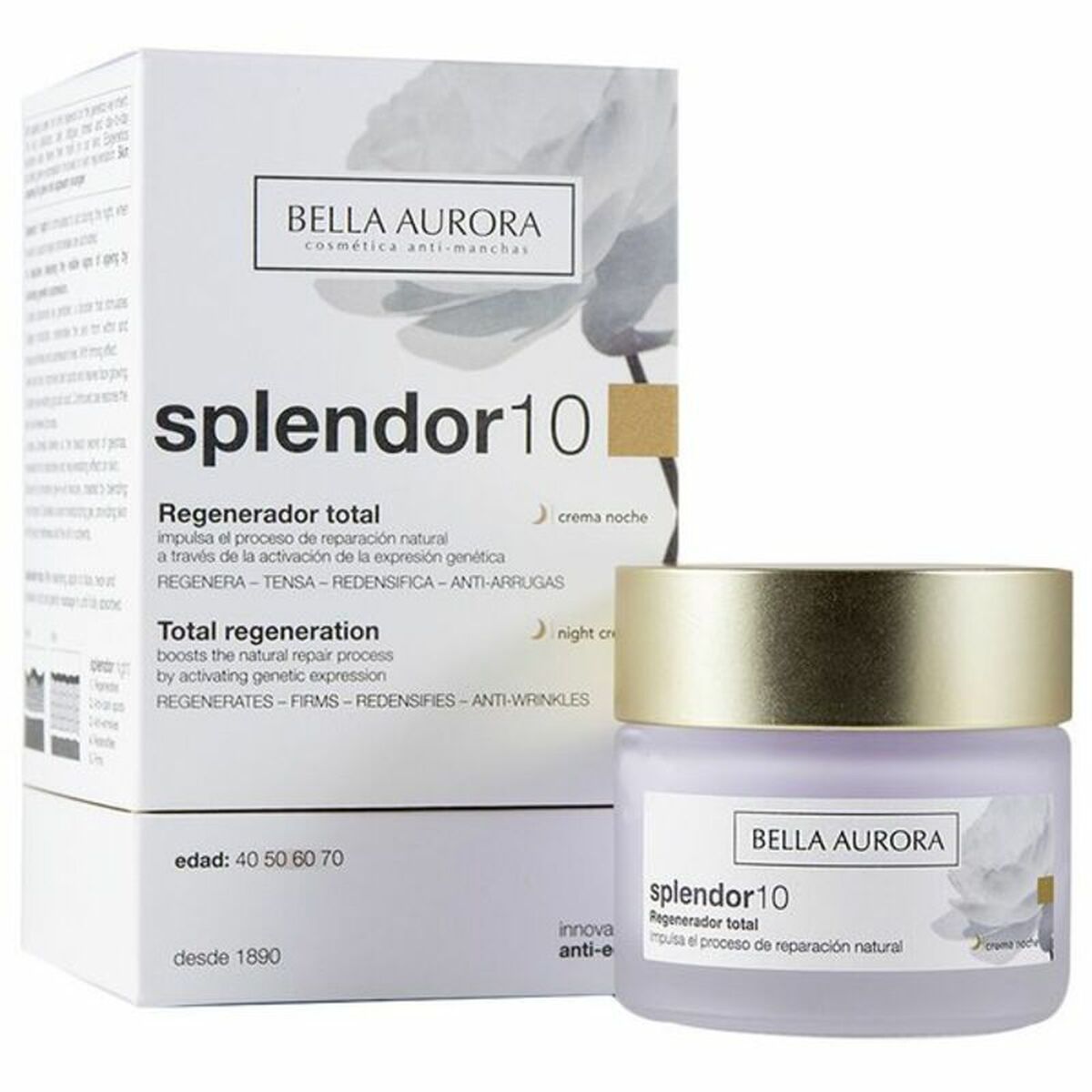 BELLA AURORA SPLENDOR 10 regenerador total noche 50 ml