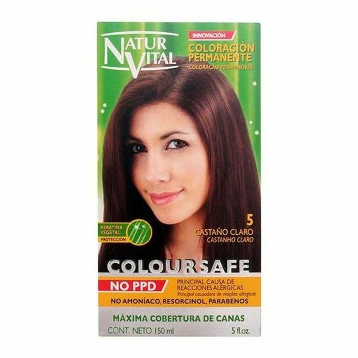 Naturaleza Y Vida Coloursafe Permanent Dye 5 Light Chestnut