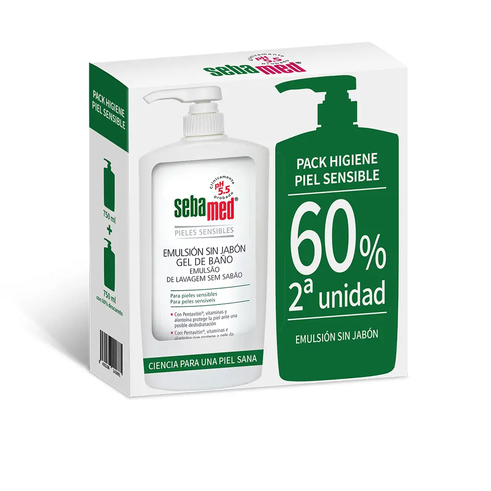 Sebamed Αφρόλουτρο σε Gel Χωρίς Σαπούνι 2 x 750 ml